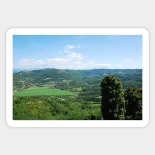 Landscape Near Motovun Sticker